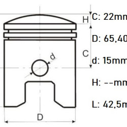 Бутало ATV / Cross 4T Ø65.4mm